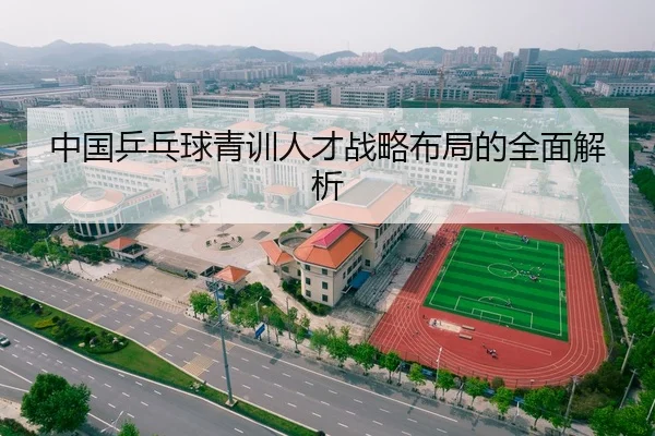 中国乒乓球青训人才战略布局的全面解析